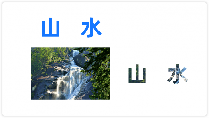 图片嵌入文字的效果对比