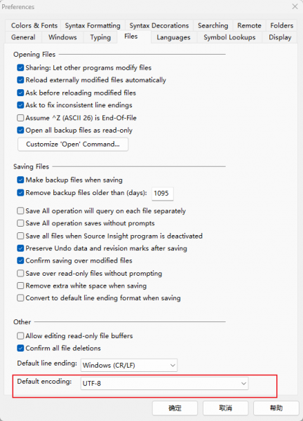 Default Encoding