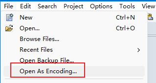 Open As Encoding