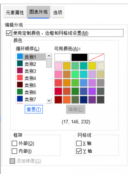设置图表外观