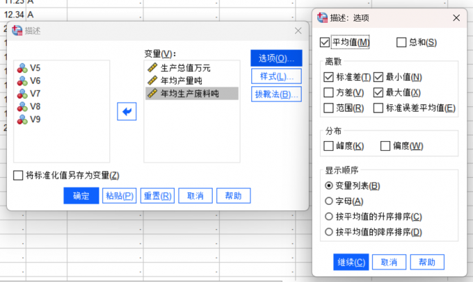 厨具加工品的参考数值